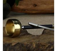 Ciotola per il suono del gong realizzata a mano, progettata per scopi di meditazione e relax nelle lezioni di yoga (taglia S)