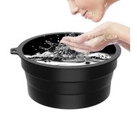 Ciotola per il viso del ghiaccio, ciotola per il viso - pieghevole in silicone per lavabo, strumento rassodante per la pelle, per casa, viaggi, vacanze