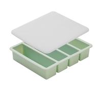 Ciotola per in silicone - Piazza per ghiaccio con coperchio | Stampo per ghiaccio per congelatore | Stampo riutilizzabile per cubetti di ghiaccio | Strumenti per bevande fredde per succhi