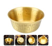 Ciotola Per L'acqua Di Culto Del Tempio Sbavature Ciotole in Ottone