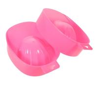 Ciotola per Mani Immersione Rosa Pezzi in Plastica 2 per Nail Art | Vassoio Monostrato, Adatta a Cinque Unghie Insieme, Uso Sicuro, Struttura Non Fragile