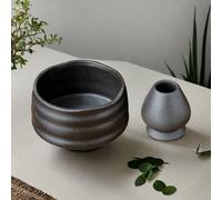 Ciotola per matcha e porta frusta per matcha, ciotola per matcha retrò per la