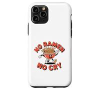 Ciotola per noodle danzanti retrò con scritta "No Ramen No Cry" Custodia per iPhone 11 Pro