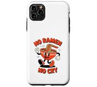 Ciotola per noodle danzanti retrò con scritta "No Ramen No Cry" Custodia per iPhone 11 Pro Max