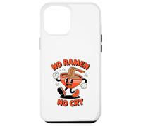 Ciotola per noodle danzanti retrò con scritta "No Ramen No Cry" Custodia per iPhone 12 Pro Max