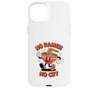 Ciotola per noodle danzanti retrò con scritta "No Ramen No Cry" Custodia per iPhone 15 Plus