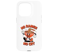 Ciotola per noodle danzanti retrò con scritta "No Ramen No Cry" Custodia per iPhone 15 Pro