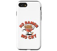 Ciotola per noodle danzanti retrò con scritta "No Ramen No Cry" Custodia per iPhone SE (2020) / 7 / 8