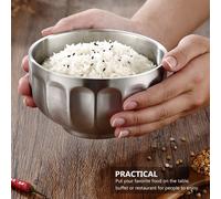 Ciotola Per Noodles in Acciaio Inossidabile Scodella Ciotole Di Zuppa