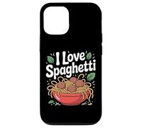 Ciotola per pasta I Love Spaghetti Delicious Custodia per iPhone 12/12 Pro