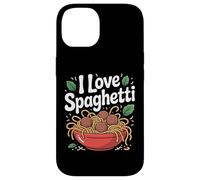 Ciotola per pasta I Love Spaghetti Delicious Custodia per iPhone 14