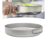 Ciotola per pentole da campeggio in titanio Padella in titanio per zaino da