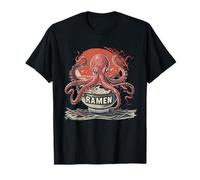 Ciotola per ramen con polpo e tagliatelle giapponesi Sea Creature Maglietta