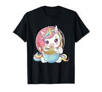 Ciotola per ramen e ramen con unicorno Maglietta