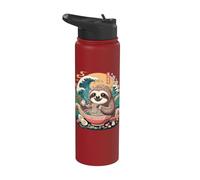 Ciotola per ramen Lazy Sloth Anime Noodles Wave Stainless Steel Insulated Water Bottle