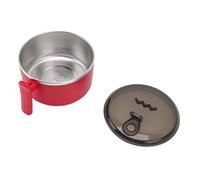 Ciotola per Ramen per Cibi Caldi, Acciaio Inossidabile 304 Isolato con Comodo Design del Supporto, Perfetta per Gustare i Pasti e Guardare la TV (Rosso Cina)