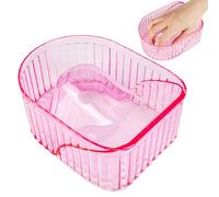 Ciotola per rimozione smalto, ciotola per manicure,Ciotola per manicure Soak Off per solvente per unghie - Ciotola per manicure per rimozione polvere, strumento spa per la cura delle unghie per la cas