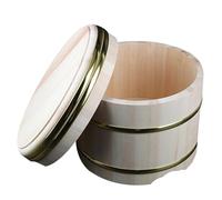 Ciotola per riso per sushi, barile di miscelazione in legno per cibo coreano, contenitore per riso Hangiri, ideale per preparare e servire il sushi, utensile da cucina durevole