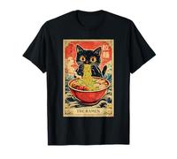 Ciotola per Spaghetti Giapponesi Ramen Cat The Ramen Tarot Card Vintage Maglietta