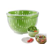 Ciotola per tagliare l'insalata di verdure - Ciotola per tagliare, tritaverdure, taglia cubetti, ciotola per la conservazione, lavatrice per frutta - Essiccatore per verdure, ciotola da cucina,