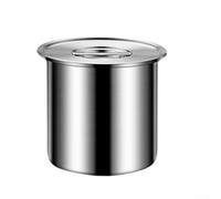 Ciotola per uova al vapore in acciaio inossidabile 316L con coperchio per cucinare riso e panini, leggera per una facile manipolazione e conservazione (1300 ml)