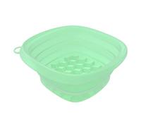 Ciotola per Viso | Bacino per Immersione Fredda del Viso | Rullo Facciale in Silicone Riutilizzabile Pieghevole con Bacinella da Lavaggio e Vassoio per Cubetti Incorporato per Cura della Pelle