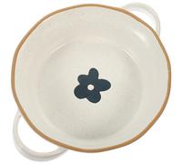 Ciotola Per Zuppa Con Manici Il Cibo Della Cena Di Noodle in Ceramica