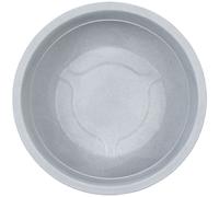 Ciotola Piante Vaso per Fiori da Malaga Grigio Ø 38x17cm Plastica