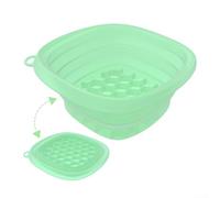 Ciotola pieghevole in silicone per ghiaccio per una comoda terapia di raffreddamento profondo e uso da viaggio (verde)