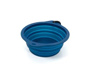 Ciotola Pieghevole per Animali Domestici Gloria Azzurro Silicone Alluminio 55