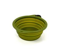 Ciotola Pieghevole per Animali Domestici Gloria Verde Silicone Alluminio 550