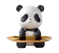 Ciotola Portachiavi, Vassoio Per Chiavi E Portafoglio - Vassoio Per Gioielli In Resina Simpatico Panda,Ornamenti Per Vassoi Portaoggetti Da Scrivania Per Sala Da Pranzo, Libreria, Ingressi,