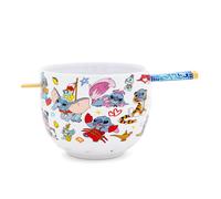 Ciotola Ramen In Ceramica Da 20 Once Con Bacchette Di Disney Lilo E Stitch
