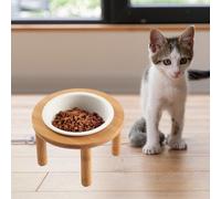 Ciotola rialzata per gatti e cani, stazione di alimentazione per cuccioli e