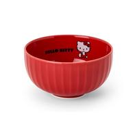 Ciotola riso porcellana Hello Kitty Red Sanrio originale 2025 NUOVA CHN