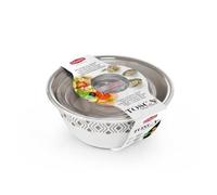 CIOTOLA SET 3 PEZZI BIANCO/TORTORA CHIARO MULTIUSO