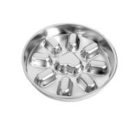 Ciotola Slow Food - Ciotola per cani Slow Feeder | Ciotola per cibo per cani puzzle a alimentazione lenta, in acciaio inox, antiscivolo, anti soffocamento, contenitori per alimenti per animali