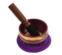 ciotola sonora, set di ciotole tibetane, 4 set di portacandele for campane tibetane Buddha, campane tibetane in rame, campane tibetane squisite, campane tibetane in tessuto, accessori