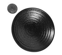 Ciotola Stile Giapponese Zen per Composizioni Floreali per Casa | Supporto Stabile in Ceramica e Ferro, per Insegnamento Domestico, Colore Nero, Decorazione Raffinata