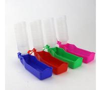 Ciotola/tazza d'acqua portatile per cani da compagnia, abbeveratoio da viaggio per animali domestici all'aperto Grande Blu,Rosa 500ml,Blu 500mlBlocchi di colorePolipropilene