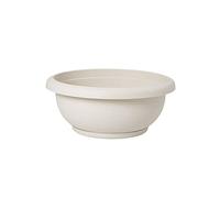 CIOTOLA TERRAE 35 CM CON SOTTOVASO BIANCO PIETRA