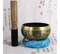 Ciotola tibetana Ciotola tibetana Ciotola tibetana Set di campane tibetane for la consapevolezza con martello e cuscino for rilassarsi e meditare /21 (Color : Brass, Size : 10cm)