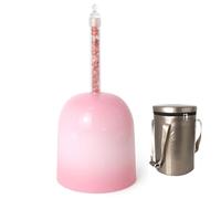 Ciotola Tibetana Di Cristallo Da 6 Pollici Con Manico A Intonazione Perfetta, Ciotola For Chakra, Con Mazzuolo E Borsa Da Viaggio, For Alleviare Lo Stress, Terapia Del Suono Buddista(D4 tone,432hz)