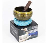 Ciotola tibetana Handmade Singing Bowl for Yoga and Stress Relief 9.5cm Sound Bowl