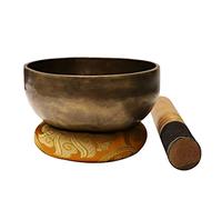 Ciotola tibetana Large Set Himalayan 7 Metal Singing Bowl for Prayer Healing Sound Gift(22cm)