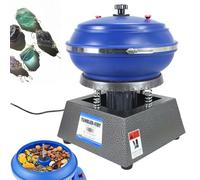 Ciotola vibrante per lucidatura di parti metalliche e gioielli, 220 V 120 W, mini smerigliatrice lucidatrice da banco, ideale per gemme, artigianato in giada e ricambi auto