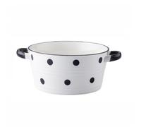 Ciotole A Pois Piatti Stoviglie Casa Riso Zuppa Ceramica Set Cena Snack Colazione Dessert Nido D'Uccello Insalata Frutta Gelato Zuppe Pasta (Ciotola per zuppa)
