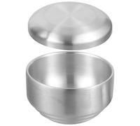 Ciotole Con Coperchio Contenitore Riso Ciotola in Acciaio Inossidabile Piccola