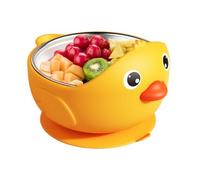 Ciotole con Ventosa per Bambini - Contenitore Alimentare a Forma di Personaggi per Bambini - Ciotole Antiscivolo Resistenti A Urto Per Svezzamento Autonomo Spuntini Viaggi Picnic Pasti All'aperto