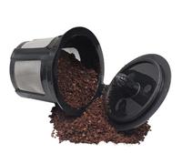 Ciotole da caffè riutilizzabili - tazze permanenti filtro per caffè | Cofee Ricaricabile | K Cups Capsules Pod per macchine espresso e birra ecologica, con 2.0 & 1.0 Br
